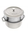 zwilling Garnek żeliwny okrągły z wkładem STAUB La Cocotte 40508-822-0 - 38 ltr biała trufla - nr 2