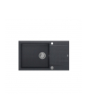 Zlewozmywak granitowy QUADRON EVAN 136 XL czarny wpuszczany + syfon Push-2-Open - nr 2