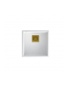Zlewozmywak granitowy QUADRON DAVID 40 biały podwieszany + syfon save space w kolorze PVD - nr 1