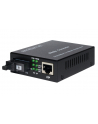 Emiter EM/1GB-ETH-1XSC-1550 Konwerter światłowodowy WDM Ethernet 10/100/1000 Mbps RJ45/1xSC SM 9/125 (Tx 1550nm / Rx 1310nm) 20km - nr 1