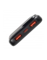 RIVACASE POWERBANK 10000 MAH USB-C 20W LCD, 1X WE/WY USB-C PD 20W, 2X USB-A QC 30 18W, CZARNY - nr 31