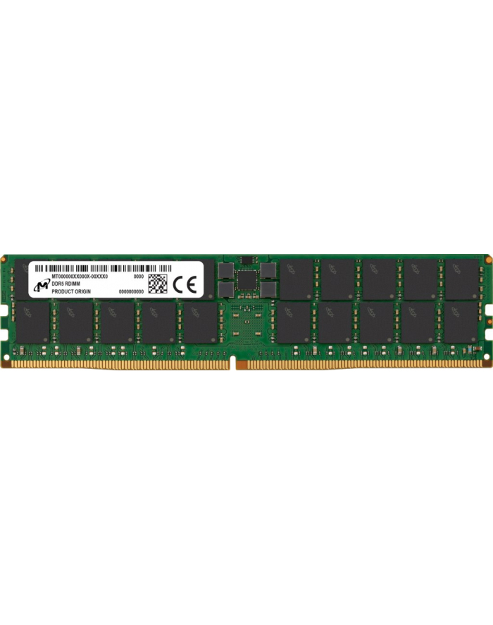 Micron RDIMM 64GB DDR5 2Rx4 4800MHz PC5-38400 ECC REGISTERED MTC40F2046S1RC48BR główny