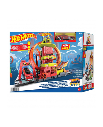 mattel Hot Wheels City Remiza strażacka Superpętla HKX41