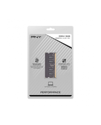pny technologies Pamięć PNY DDR4 SODIMM 2666MHz 1x16GB Performance for Notebook