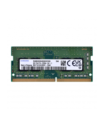 samsung semiconductor Samsung SO-DIMM 8GB DDR4 1Rx8 3200MHz PC4-25600 M471A1K43DB1-CWE
