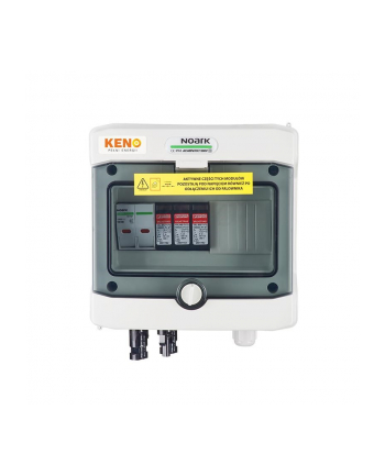 keno energy Rozdzielnica przyłączeniowa DC KENO z ogranicznikiem przepięć 1000V typu 1+2, 1x łańcuch PV, 1x MPPT, zab przet 2x15A
