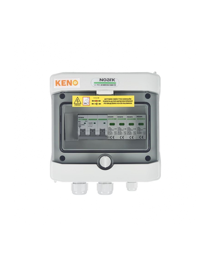 keno energy Rozdzielnica przyłączeniowa AC KENO z ogranicznikiem przepieć typ 2, 50A 3-F główny