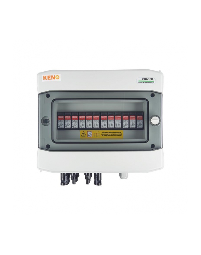 keno energy Rozdzielnica przyłączeniowa DC KENO z ogranicznikiem przepięć 1000V typu 1+2, 4x łańcuch PV, 4x MPPT główny