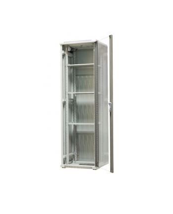 EmiterNet Szafa ramowa stojąca 42U, drzwi przód blacha/szkło, 600x600x1980mm (szer/gł/wys)