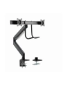 GEMBIRD Biurkowe regulowane ramie na dwa monitory 17-35inch obciążenie do 10kg - nr 12