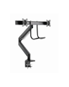 GEMBIRD Biurkowe regulowane ramie na dwa monitory 17-35inch obciążenie do 10kg - nr 1