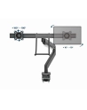 GEMBIRD Biurkowe regulowane ramie na dwa monitory 17-35inch obciążenie do 10kg - nr 45