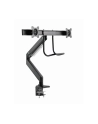 GEMBIRD Biurkowe regulowane ramie na dwa monitory 17-35inch obciążenie do 10kg - nr 50