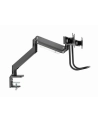 GEMBIRD Biurkowe regulowane ramie na dwa monitory 17-35inch obciążenie do 10kg - nr 66