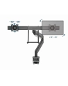 GEMBIRD Biurkowe regulowane ramie na dwa monitory 17-35inch obciążenie do 10kg - nr 9