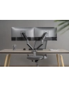 GEMBIRD Biurkowe ramię na dwa monitory - regulowane 17-32inch obciążenie do 9kg kolor szary - nr 15