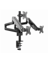 GEMBIRD Biurkowe ramię na 3 monitory - regulowane 17-32inch obciążenie do 7kg - nr 34
