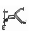 GEMBIRD Biurkowe ramię na 3 monitory - regulowane 17-32inch obciążenie do 7kg - nr 35