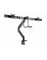 GEMBIRD Biurkowe ramię na 3 monitory - regulowane  17-27inch  obciążenie do 6kg - nr 1