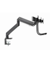 GEMBIRD Biurkowe ramię na 3 monitory - regulowane  17-27inch  obciążenie do 6kg - nr 45