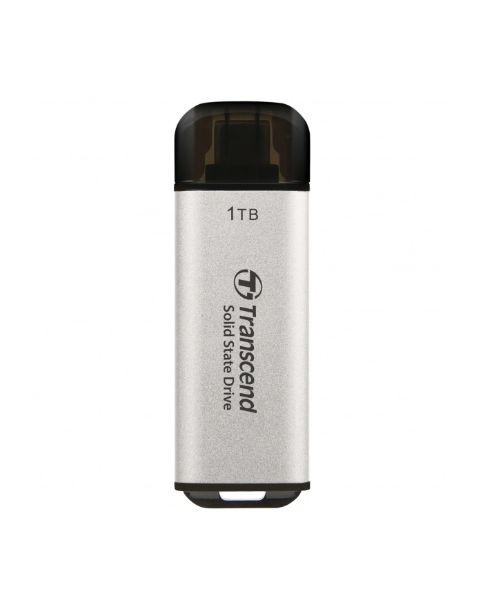 TRANSCEND ESD300S 1TB External SSD USB 10Gbps Type C Silver główny
