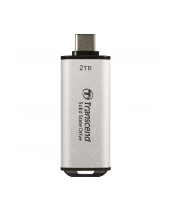 TRANSCEND ESD300S 2TB External SSD USB 10Gbps Type C Silver