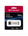 TRANSCEND ESD300S 512GB External SSD USB 10Gbps Type C Silver - nr 10