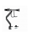 GEMBIRD Biurkowe regulowane ramie na dwa monitory 17-35inch obciążenie do 10kg - nr 26