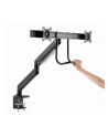 GEMBIRD Biurkowe regulowane ramie na dwa monitory 17-35inch obciążenie do 10kg - nr 32
