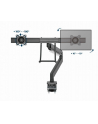 GEMBIRD Biurkowe regulowane ramie na dwa monitory 17-35inch obciążenie do 10kg - nr 48
