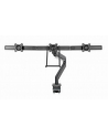 GEMBIRD Biurkowe ramię na 3 monitory - regulowane  17-27inch  obciążenie do 6kg - nr 26