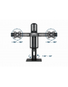 GEMBIRD Stojak biurkowy na dwa monitory z regulacją wysokości 17-27inch do 6kg - nr 27