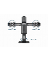 GEMBIRD Stojak biurkowy na dwa monitory z regulacją wysokości 17-27inch do 6kg - nr 30