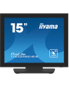 IIYAMA T1532MSC-B1S 15inch PCAP Bezel Free Front 10P Touch 1024x768 Speakers VGA DisplayPort HDMI 330cd/m with touch USB Interface - nr 15