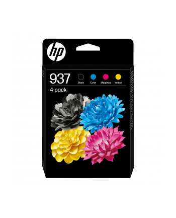 hp inc. HP 937 CMYK Original Ink Cartridge 4-Pack nr 1
