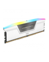 CORSAIR VENGEANCE RGB 32GB 2x16GB DDR5 6000MT/s DIMM Unbuffered 30-36-36-76 Std PMIC XMP 3.0 White Heatspreader RGB LED 1.4V - nr 2