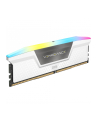 CORSAIR VENGEANCE RGB 32GB 2x16GB DDR5 6000MT/s DIMM Unbuffered 36-38-38-76 Std PMIC XMP 3.0 White Heatspreader Black PCB 1.25V - nr 5