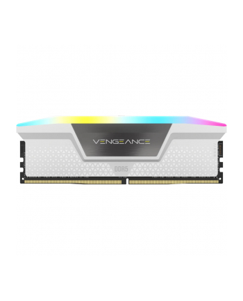 CORSAIR VENGEANCE RGB 32GB 2x16GB DDR5 6000MT/s DIMM Unbuffered 36-38-38-76 Std PMIC XMP 3.0 White Heatspreader Black PCB 1.25V