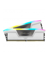 CORSAIR VENGEANCE RGB 64GB 2x32GB DDR5 6000MT/s DIMM Unbuffered 30-36-36-76 Std PMIC XMP 3.0 White Heatspreader RGB LED 1.4V - nr 8