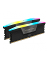 CORSAIR VENGEANCE RGB 96GB 2x48GB DDR5 6000MT/s DIMM Unbuffered 30-36-36-76 Std PMIC XMP 3.0 Black Heatspreader 1.4V - nr 8