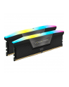 CORSAIR VENGEANCE RGB 96GB 2x48GB DDR5 6800MT/s DIMM Unbuffered 40-50-50-110 Std PMIC XMP 3.0 Black Heatspreader 1.4V - nr 9