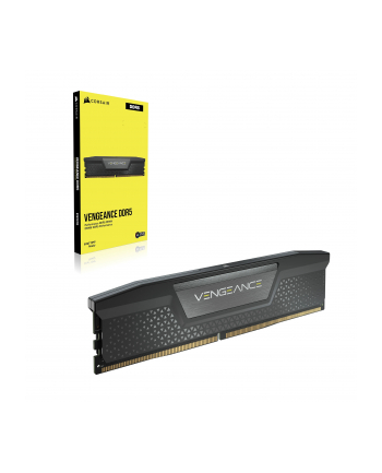 CORSAIR VENGEANCE 32GB 2x16GB DDR5 6200MT/s DIMM Unbuffered 32-38-38-80 OC PMIC XMP 3.0 Black Heatspreader Black PCB 1.4V