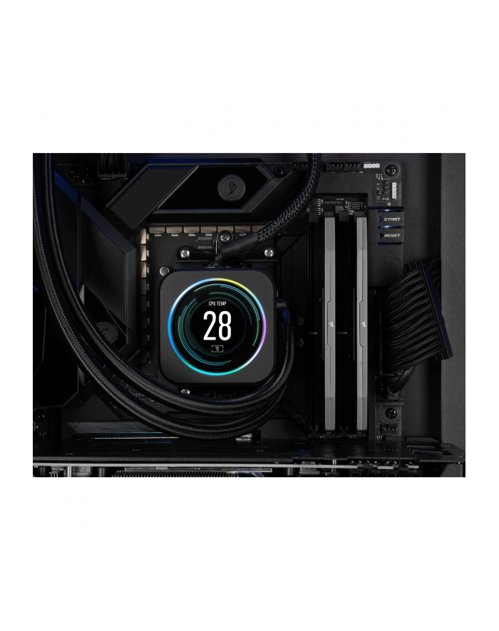 CORSAIR VENGEANCE 64GB 4x16GB DDR5 6000MT/s DIMM Unbuffered 36-36-36-76 Std PMIC AMD EXPO Grey Heatspreader Black PCB 1.35V główny