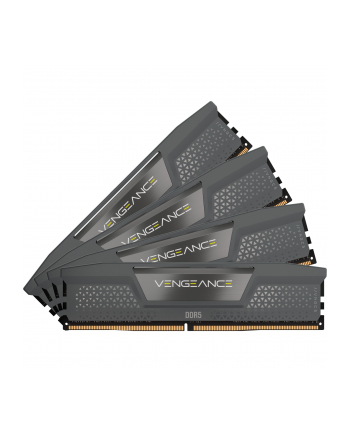 CORSAIR VENGEANCE 64GB 4x16GB DDR5 6000MT/s DIMM Unbuffered 36-36-36-76 Std PMIC AMD EXPO Grey Heatspreader Black PCB 1.35V