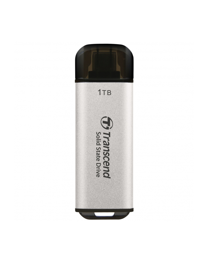 TRANSCEND ESD300S 1TB External SSD USB 10Gbps Type C Silver główny