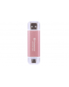 TRANSCEND ESD310P 512GB External SSD USB 10Gbps Type C/A Pink - nr 3