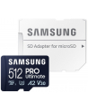 SAMSUNG Pro Ultimate microSD 512GB Memory Card UHS-I U3 FHD 4K UHD 200MB/s Read 130 MB/s Write for Smartphone Drone Incl SD Adapter - nr 23