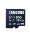 SAMSUNG Pro Ultimate microSD 512GB Memory Card UHS-I U3 FHD 4K UHD 200MB/s Read 130 MB/s Write for Smartphone Drone Incl SD Adapter - nr 30