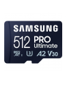 SAMSUNG Pro Ultimate microSD 512GB Memory Card UHS-I U3 FHD 4K UHD 200MB/s Read 130 MB/s Write for Smartphone Drone Incl SD Adapter - nr 34