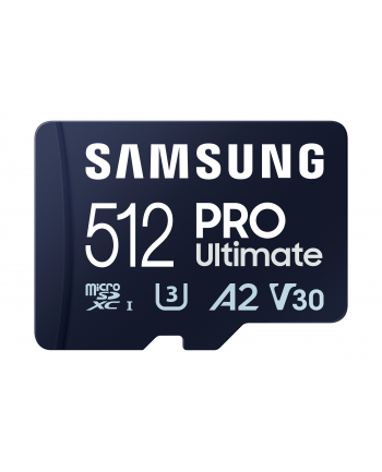 SAMSUNG Pro Ultimate microSD 512GB Memory Card UHS-I U3 FHD 4K UHD 200MB/s Read 130 MB/s Write for Smartphone Drone Incl SD Adapter